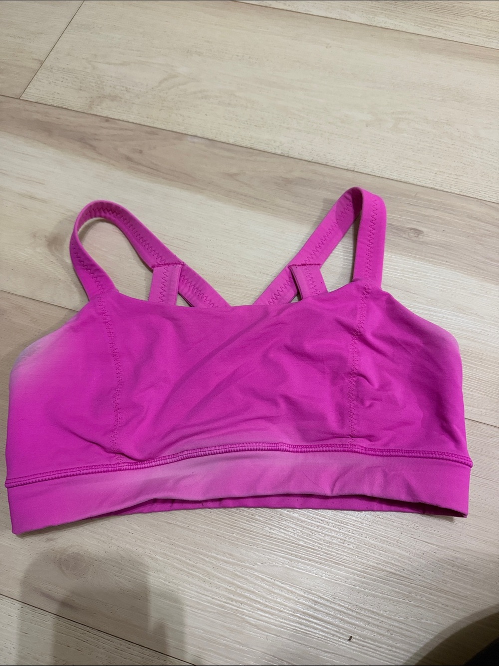 Lululemon Bright Pink Sports Bra size 8